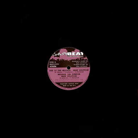 Sandeeno, Easy Beat Riddim / Mark Solution - Messenger, Version / Dub Is Message, Dub