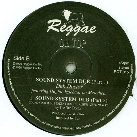 Barry Issac / Dub Doctor - Sound System Dub, Part 2 / Birthday Song, Dub