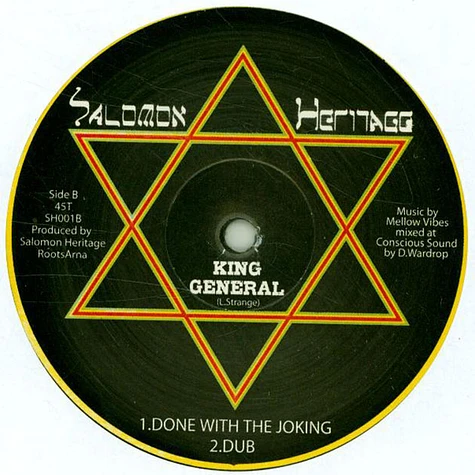 Unruly / King General - Sick Of This Pain, Dub / Done With The Joking, Dub