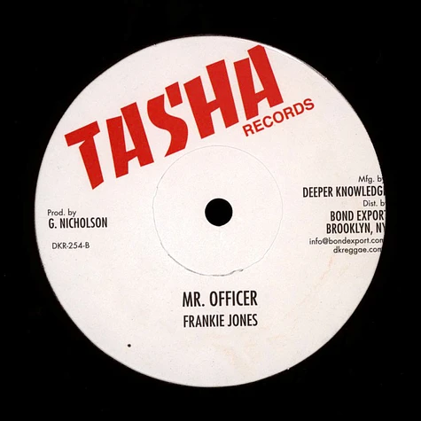 Paula Clarke / Frankie Jones - University, Dub / Mr Officer, Dub