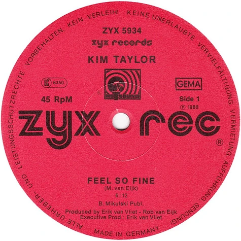 Kim Taylor - Feel So Fine