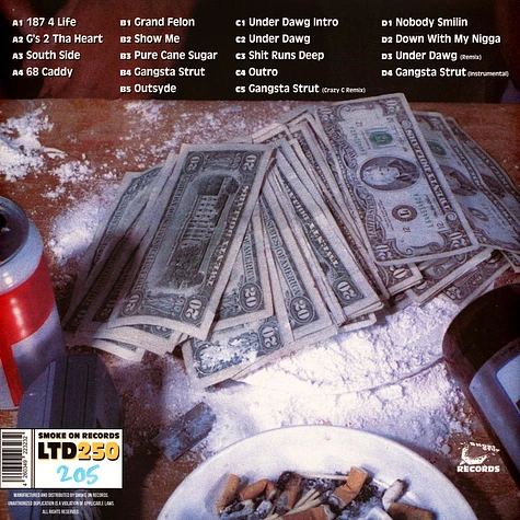 Mass187 - Real True Paying Dues OG Splatter Vinyl Edition