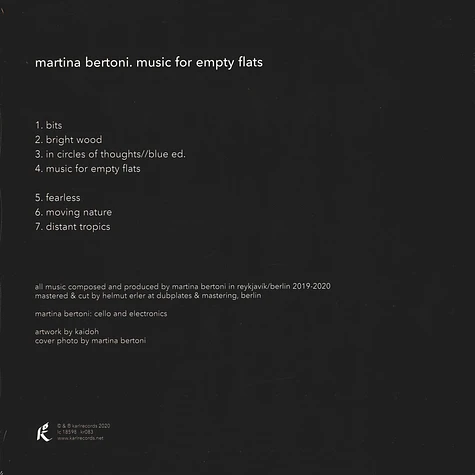 Martina Bertoni - Music For Empty Flats