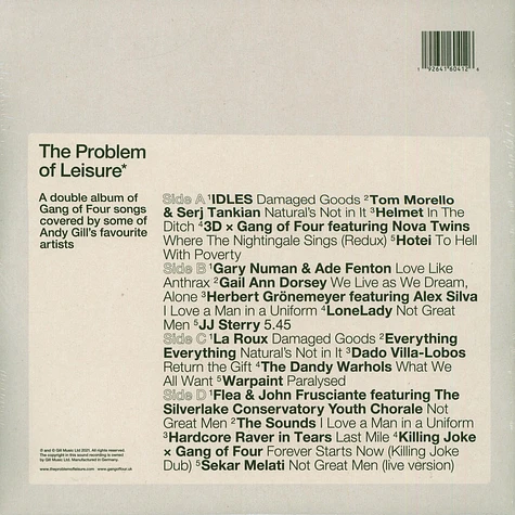 V.A. - A Problem Of Leisure - A Celebration Of Andy Gill + Gang Of Four