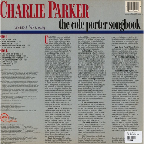 Charlie Parker - The Cole Porter Songbook