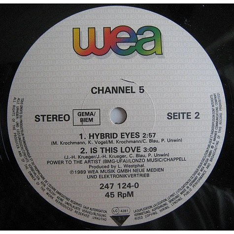 Channel 5 - Is This Love