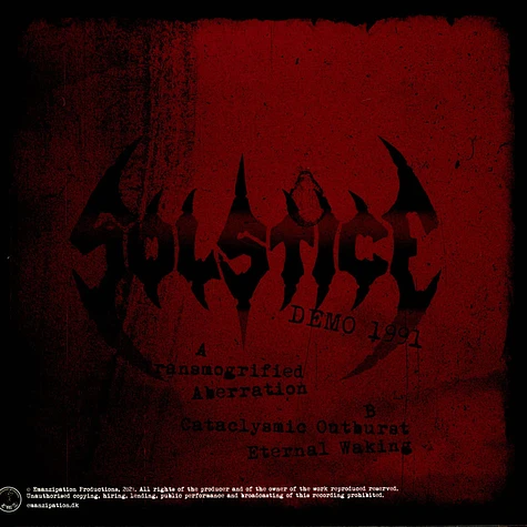 Solstice - Demo 1991 Grey Vinyl Edition