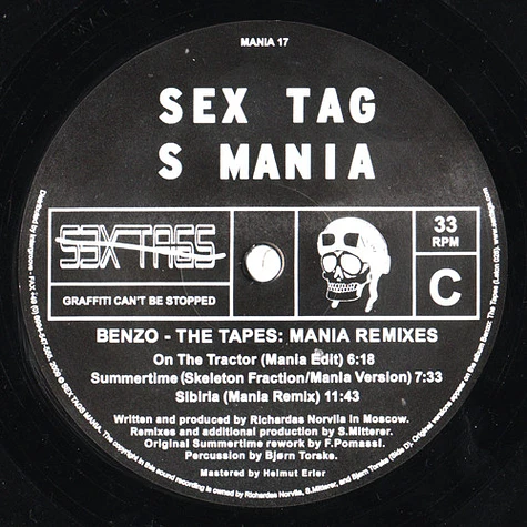 Benzo - The Dust / The Tapes: Mania Remixes