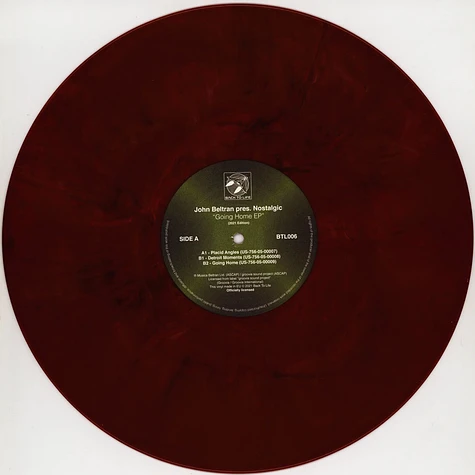 John Beltran Pres. Nostalgic - Going Home Ep 2021 Marbled Vinyl Edition