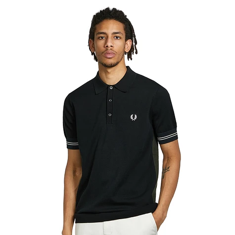 Fred Perry - Contrast Panel Knitted Shirt