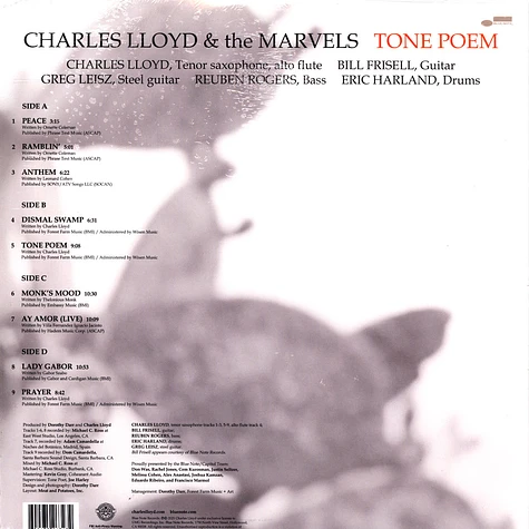 Charles Lloyd & The Marvels - Tone Poem Tone Poet Vinyl Edition