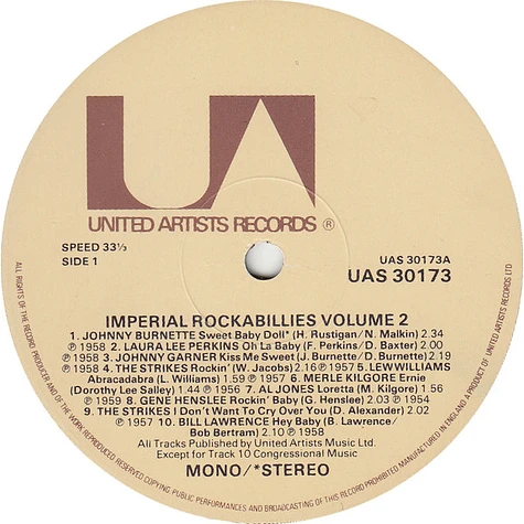 V.A. - Imperial Rockabillies - Volume Two