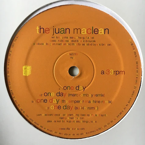 The Juan MacLean - One Day