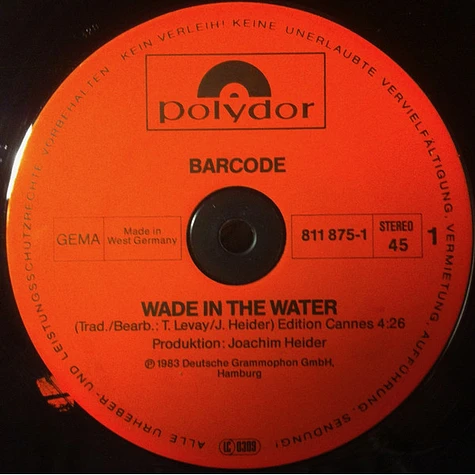 Barcode - Wade In The Water