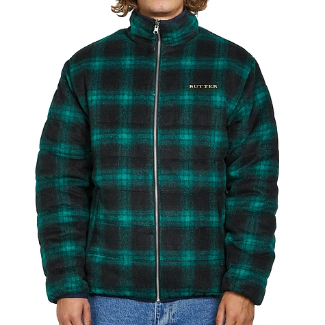 Butter Goods - Shadow Plaid Reversible Puffer Jacket