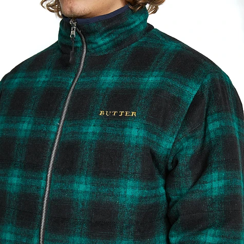 Butter Goods - Shadow Plaid Reversible Puffer Jacket