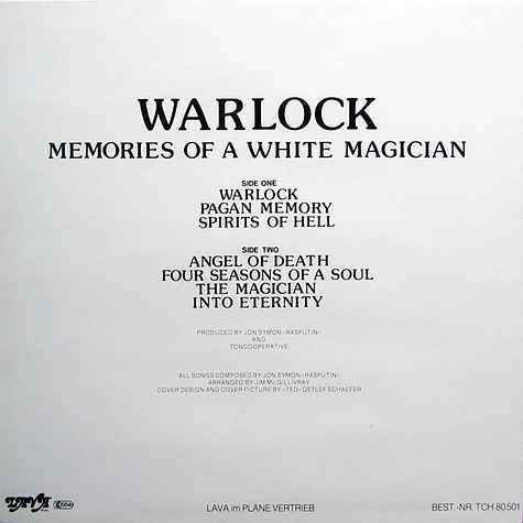 Jon Symon - Warlock (Memories Of A White Magician)