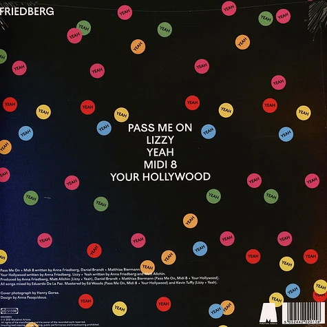 Friedberg - Yeah Yeah Yeah Ep Colored Vinyl Ediiton
