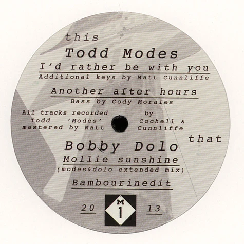 Todd Modes / Bobby Dolo - M1 SSSNS #4