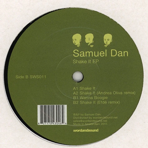 Samuel Dan - Shake It EP