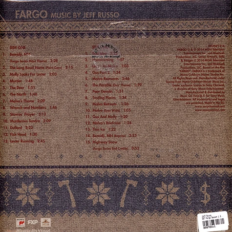 Jeff Russo - OST Fargo Season 1 Green Vinyl Edition