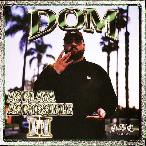 Dom - As Playa As Possible 2 Black Vinyl Edition