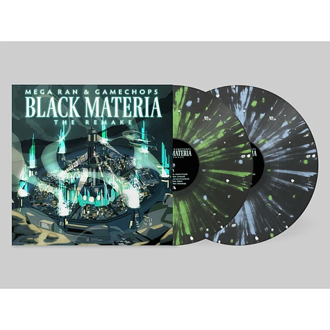 Mega Ran & Gamechops - Black Materia: The Remake Splatter Vinyl Edition