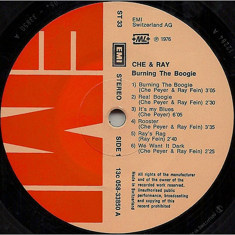 Che & Ray - Burning The Boogie