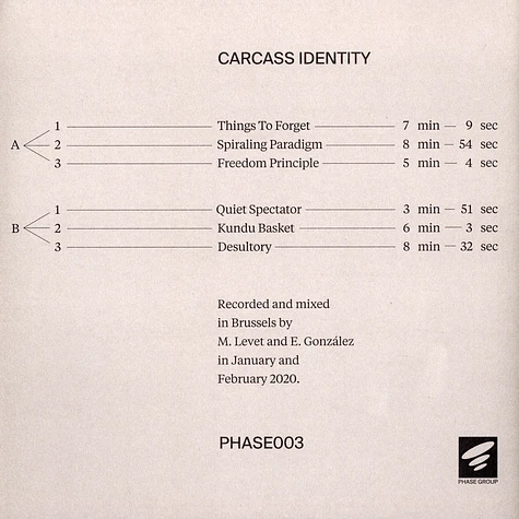 Carcass Identity - Carcass Identity