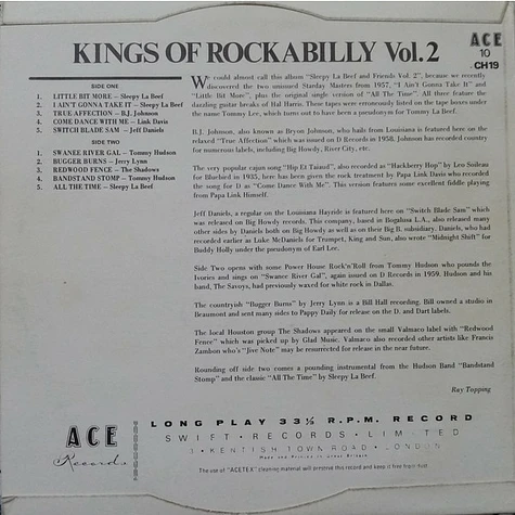 V.A. - Kings Of Rockabilly - Volume Two