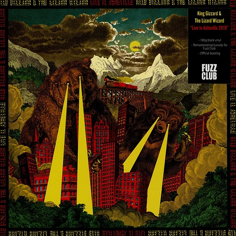 King Gizzard & The Lizard Wizard - Live In Asheville 2019 Black Vinyl Edition