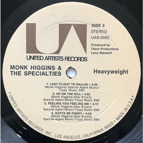 Monk Higgins & The Specialties - Heavyweight