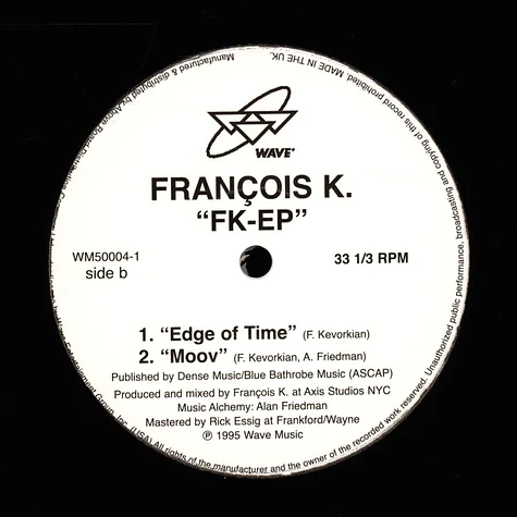 Francois K - FK EP White Vinyl Edition