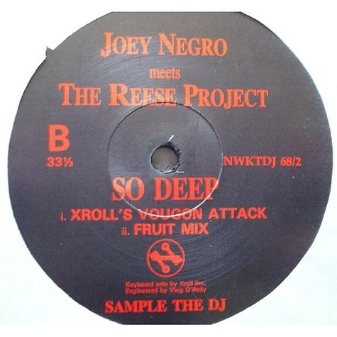 Joey Negro Meets The Reese Project - So Deep