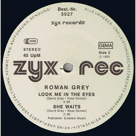 Roman Grey - Look Me In The Eyes