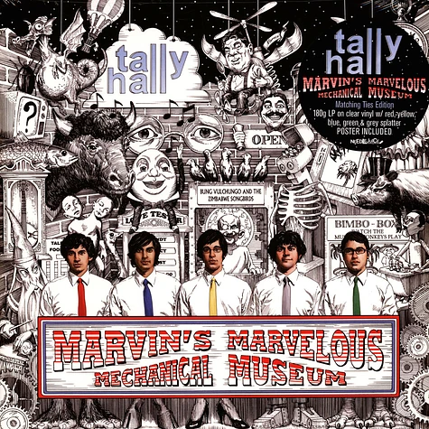Tally Hall - Marvin's Marvelous Mechanical Museum Clear w/ Splatter Vinyl Edition