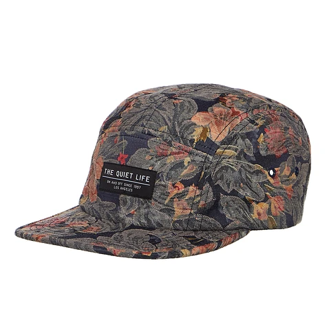 The Quiet Life - Denim Baroque 5 Panel Camper Cap