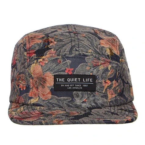 The Quiet Life - Denim Baroque 5 Panel Camper Cap