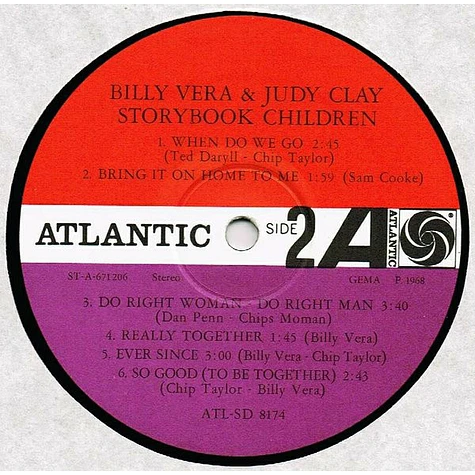 Billy Vera & Judy Clay - Storybook Children