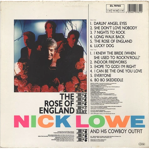 Nick Lowe And His Cowboy Outfit - The Rose Of England