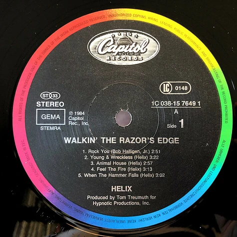 Helix - Walkin' The Razor's Edge