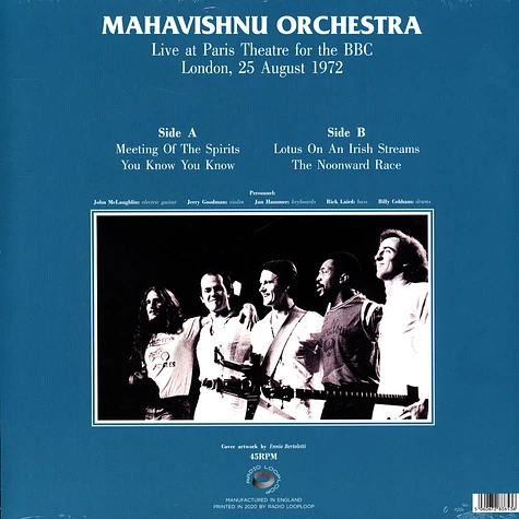 Mahavishnu Orchestra - Live At Paris Theatre For The Bbc In London 1972