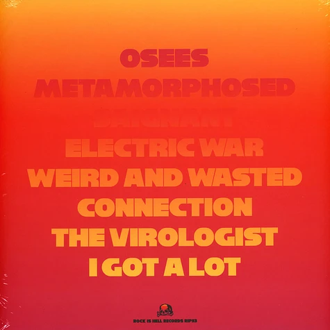 Osees (Thee Oh Sees) - Metamorphosed Clear Yellow & Orange Mixed Vinyl Edition
