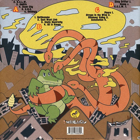 King Gizzard & The Lizard Wizard - Live in Melbourne '21 Tri-Color Swirl w/ Splatter Vinyl Edition