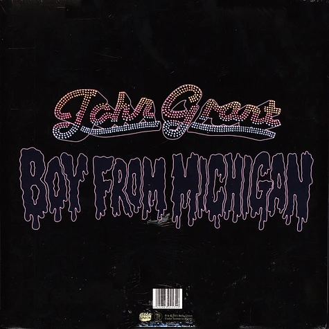 John Grant - Boy From Michigan Black Vinyl Edition