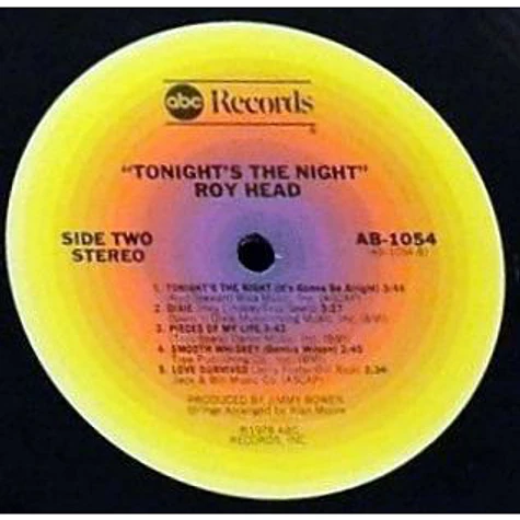 Roy Head - Tonight's The Night