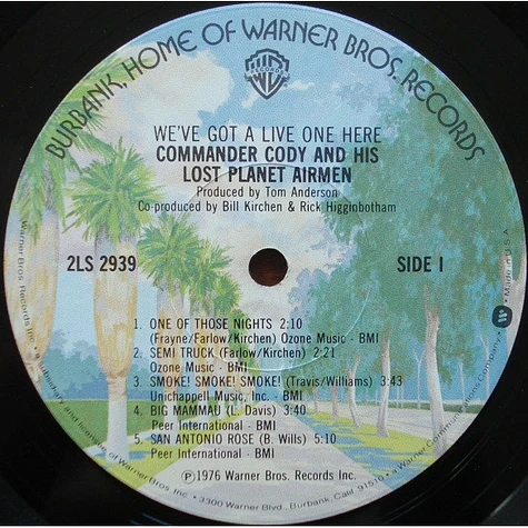 Commander Cody And His Lost Planet Airmen - We've Got A Live One Here!