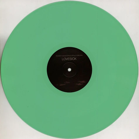 Raheem Devaughn & Apollo Brown - Lovesick HHV Exclusive Teal Colored Vinyl Edition