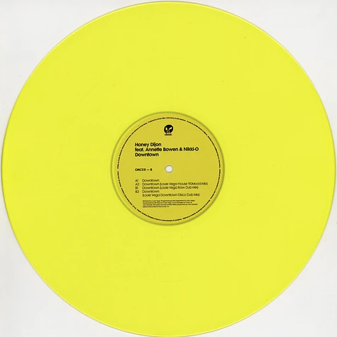 Honey Dijon - Downtown Feat. Annette Bowen & Nikki-O Yellow Vinyl Edition