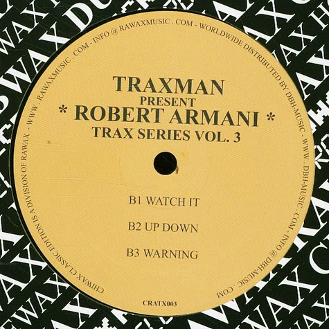 Traxmen Present Robert Armani - Collection Volume 1